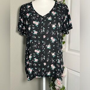⚡️Floral short sleeve top/ blouse